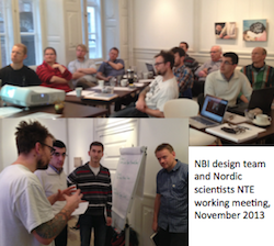 NBI design team and Nordic scientists NTE working meeting