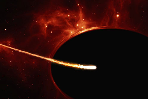 Sun-like star close to a rapidly spinning supermassive black hole
